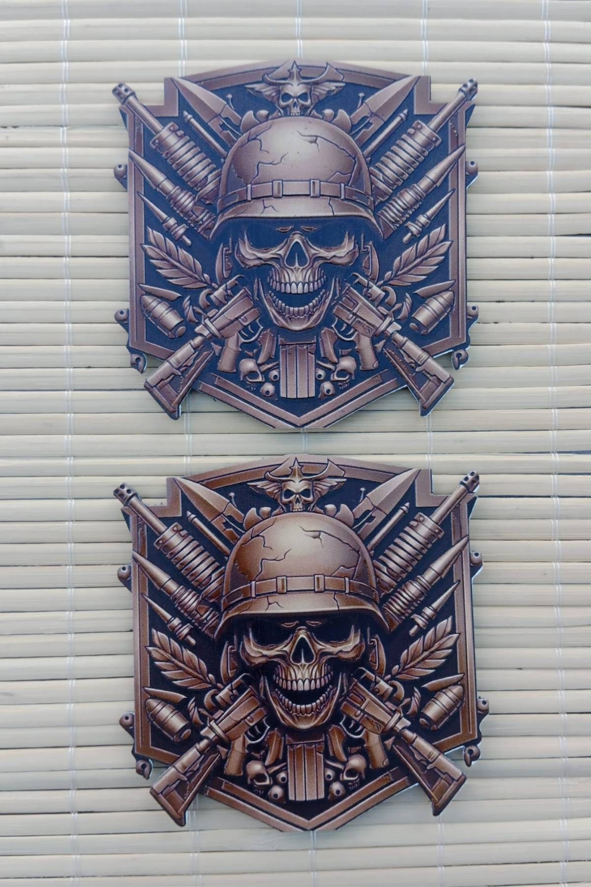 Kuru Kafa Tufek Mermi Ozel Tasarim 3D TPU Termoplastik Yeni Gogus Arma Patch Pec