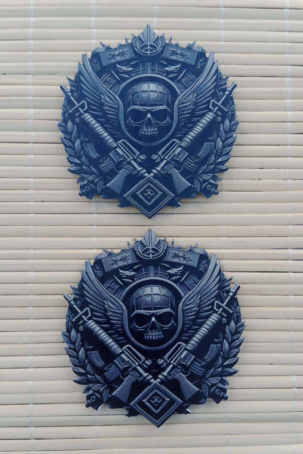 Kuru Kafa Tüfek Ozel Tasarim 3D TPU Termoplastik Yeni Gogus Arma Patch Pec