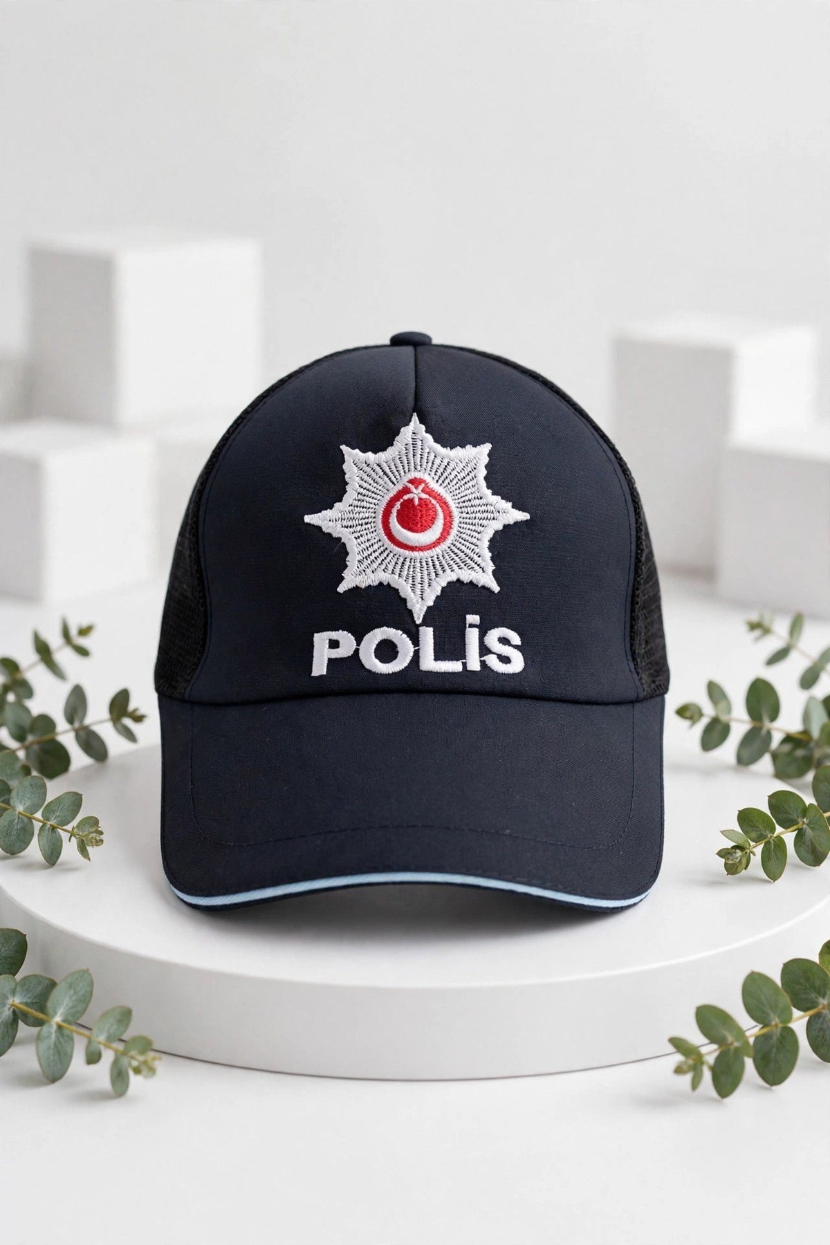 Lacivert Renkli Polis Sapka Kep