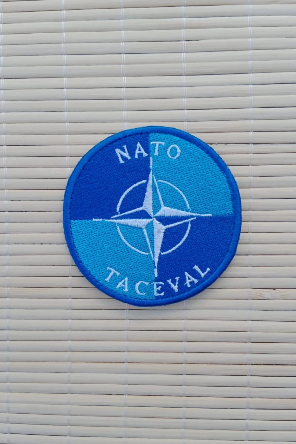 Nato Taceval Yazili Nakis İslemeli Arma Pec Patch