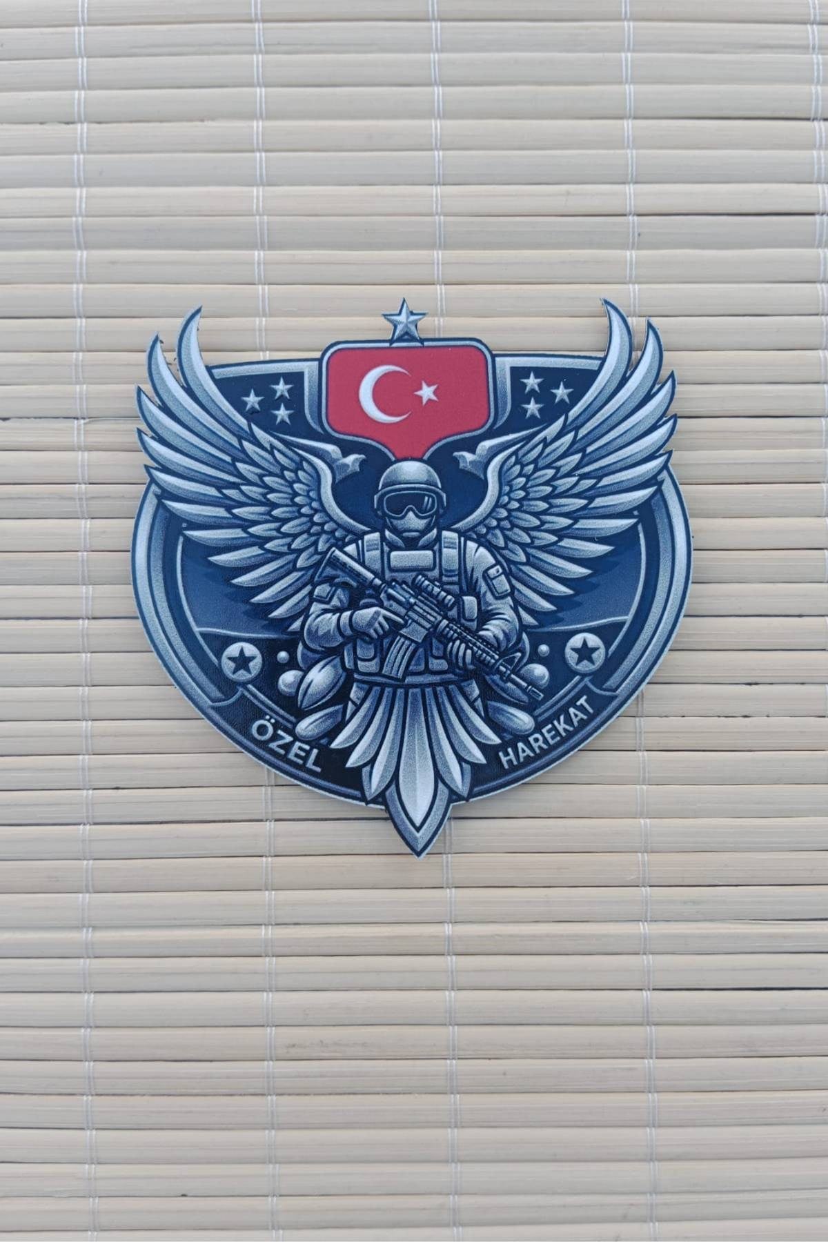 Ozel Harekat Asker Kabartmali 3D TPU Termoplastik Gogus Arma Patch Pec