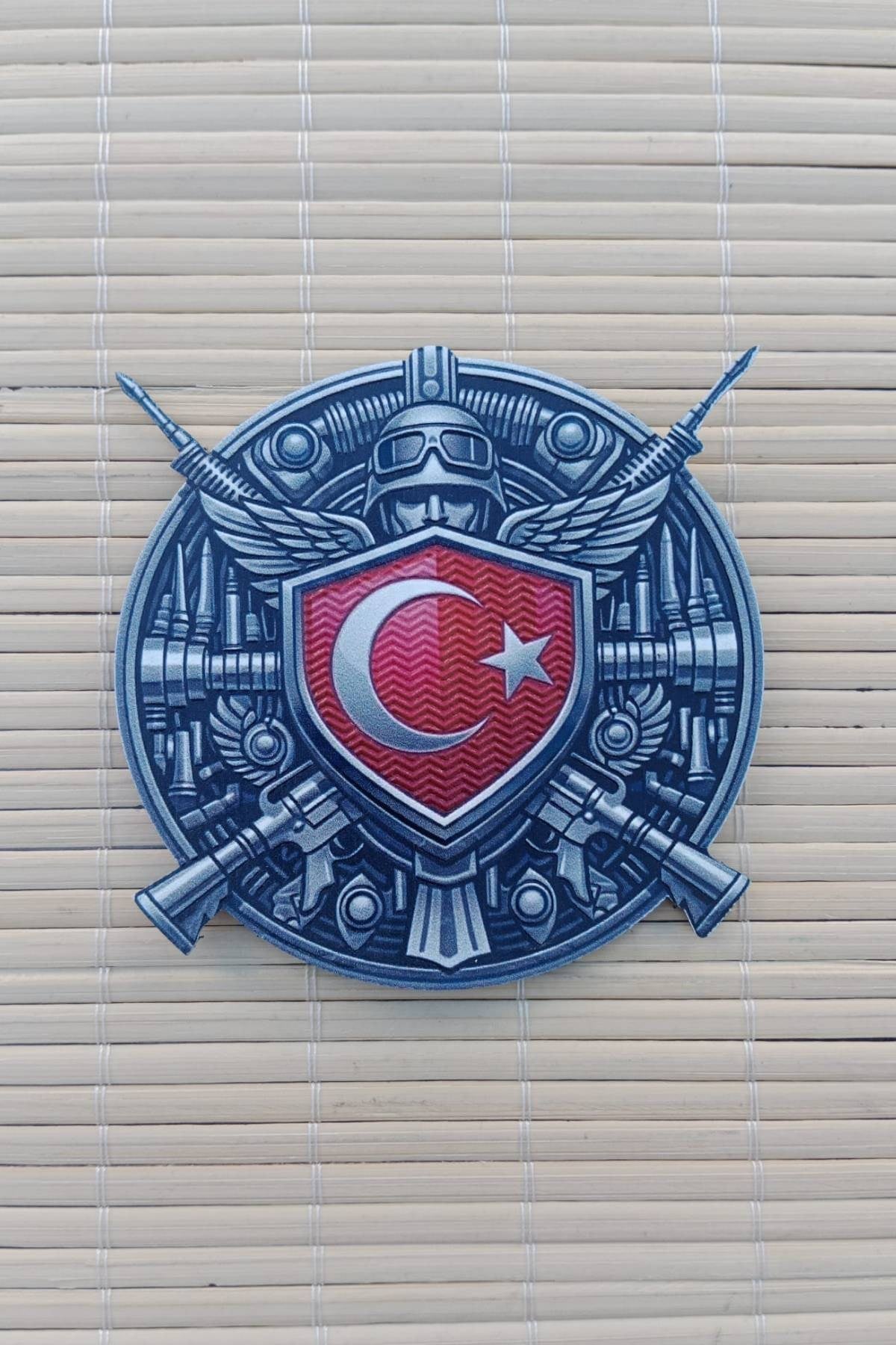 Ozel Kuvvetler Ayyildiz Kabartmali 3D TPU Termoplastik Gogus Arma Patch Pec