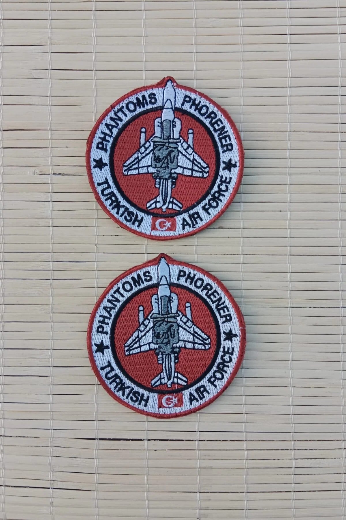Phantoms Phorener Turkish Air Force Nakis İslemeli Arma Pec Patch