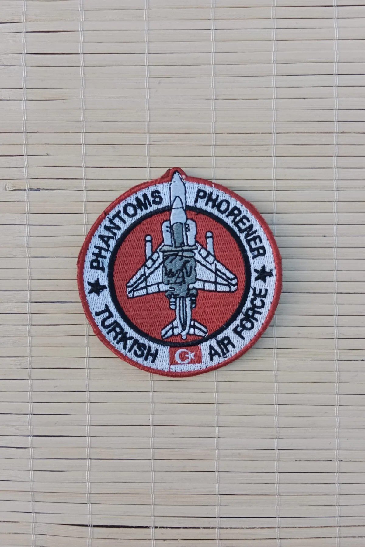 Phantoms Phorener Turkish Air Force Nakis İslemeli Arma Patch Pec