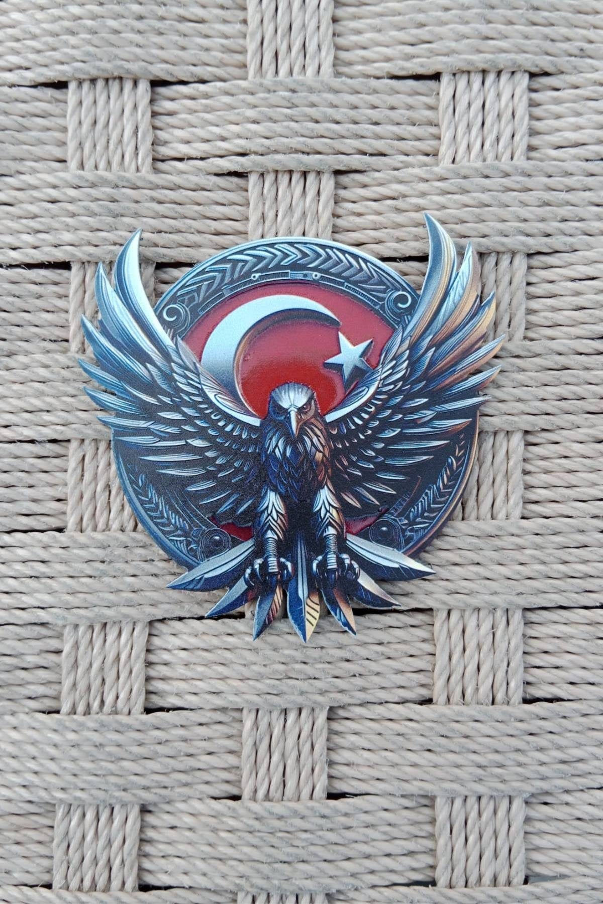 Sahin Ayyildiz Kabartmali Tasarim 3D TPUTermoplastik Gogus Arma Patch Pec