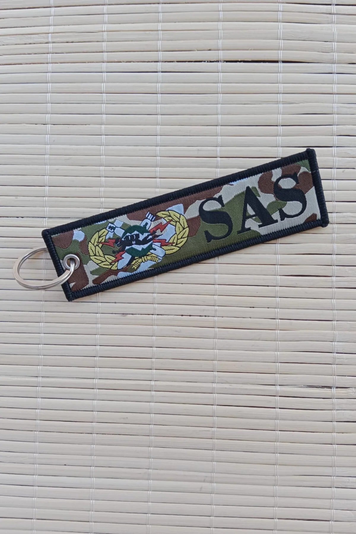 Sas Navy Eod Yazili Nakis İslemeli Bez Anahtarlik