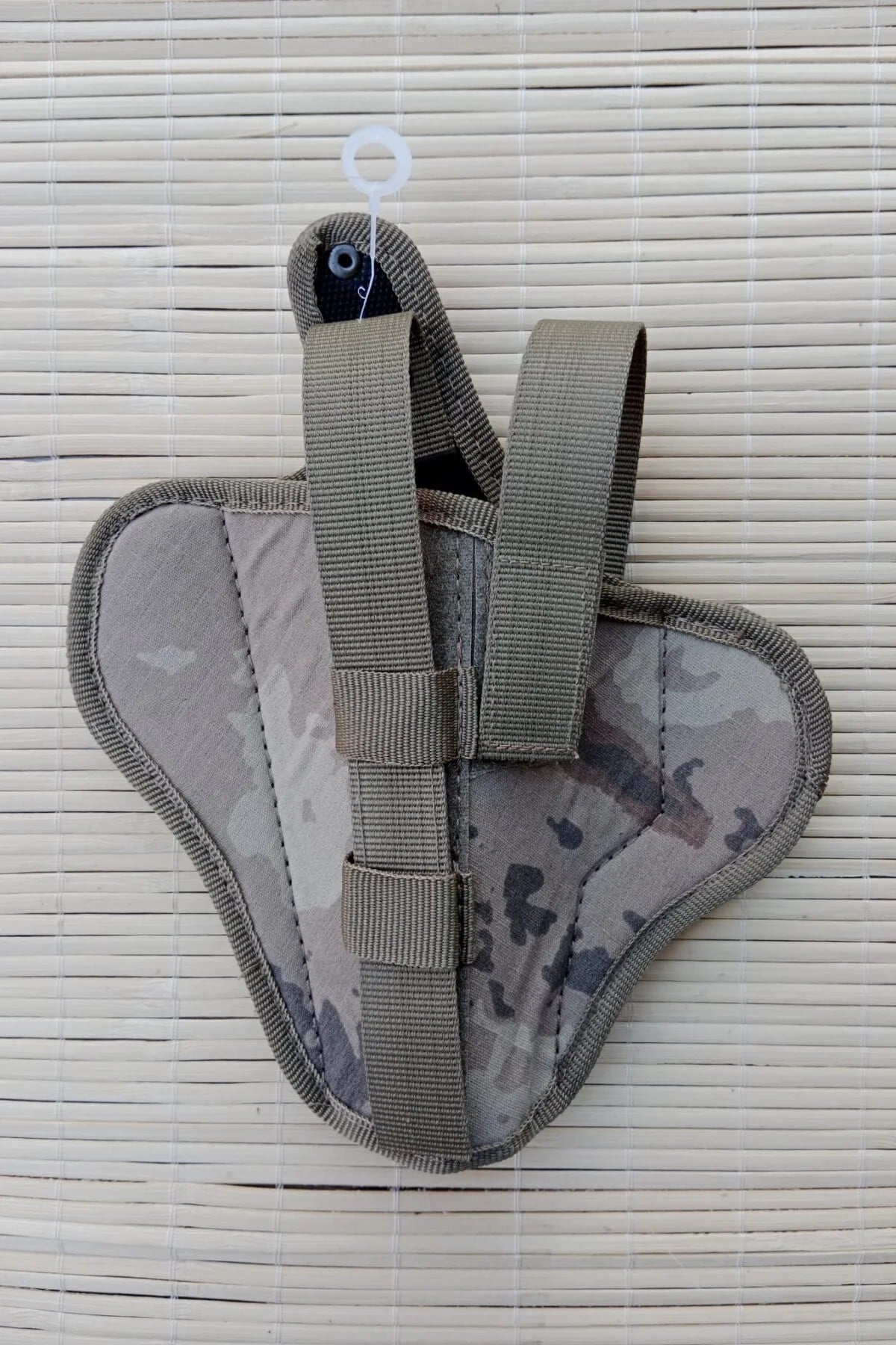 Sol El Jandarma Kamuflaj Renkli Cift Emniyetli Tam Kelebek Airsoft Palaskaya Kemere Gecirmeli İmpertex Silah Kilifi