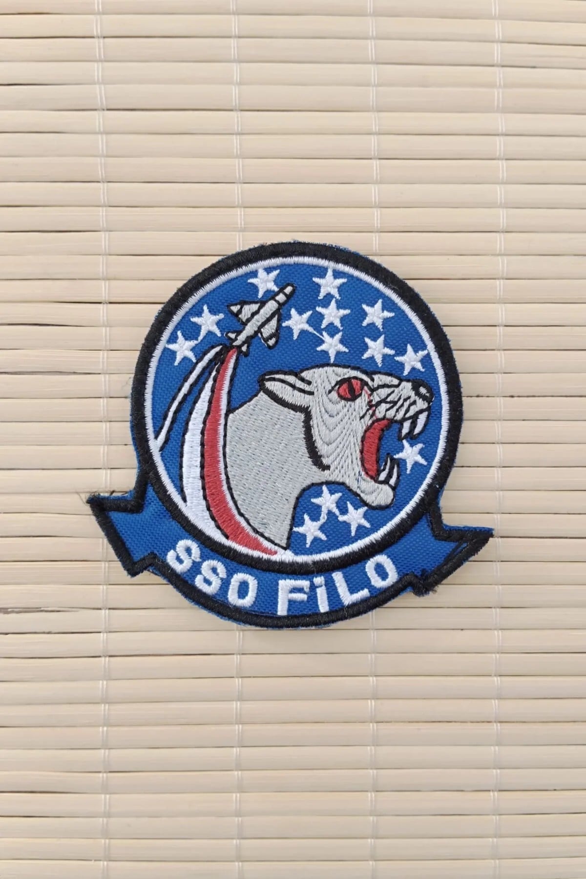 Sso Filo Yazili Nakis İslemeli Arma Pec Patch