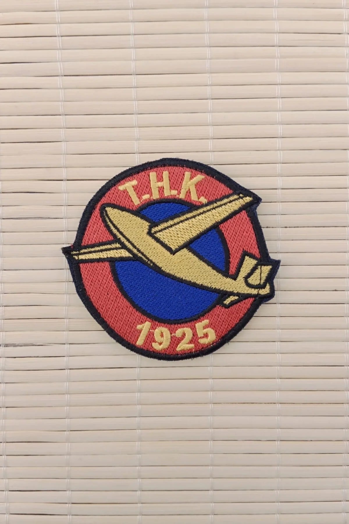 T.h.k 1925 Yazili Tayyare Logolu Nakis İslemeli Arma Pec Patch