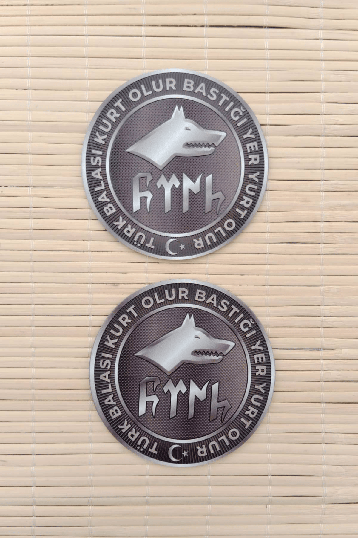 Turk Balasi Kurt Olur Bastigi Yer Yurt Olur 3D TPU Termoplastik Yeni Gogus Arma Pec Patch 