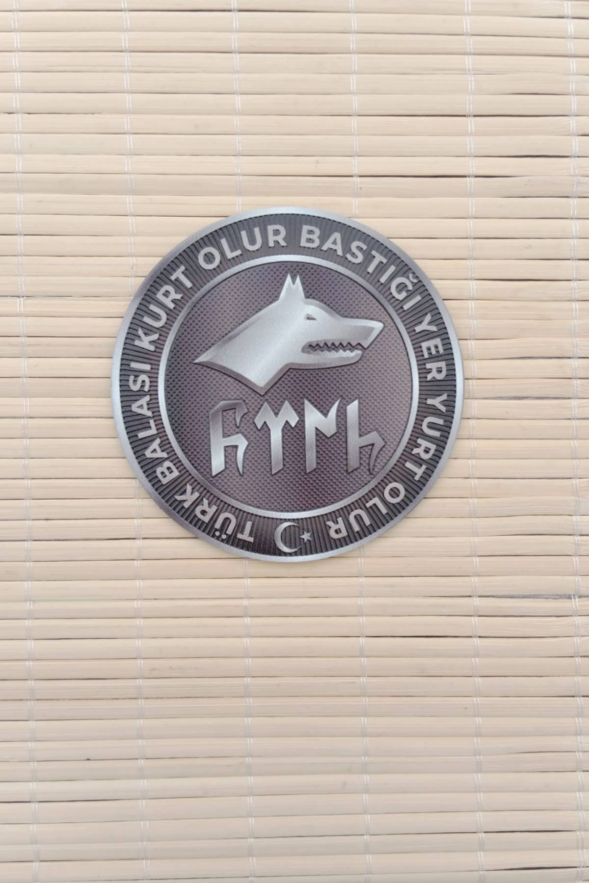 Turk Balasi Kurt Olur Bastigi Yer Yurt Olur 3D TPU Termoplastik Yeni Gogus Arma Patch Pec 