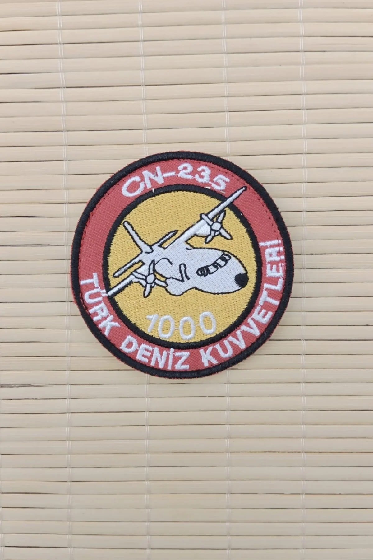 Turk Deniz Kuvvetleri Cn 235 1000 Logolu Nakis İslemeli Arma