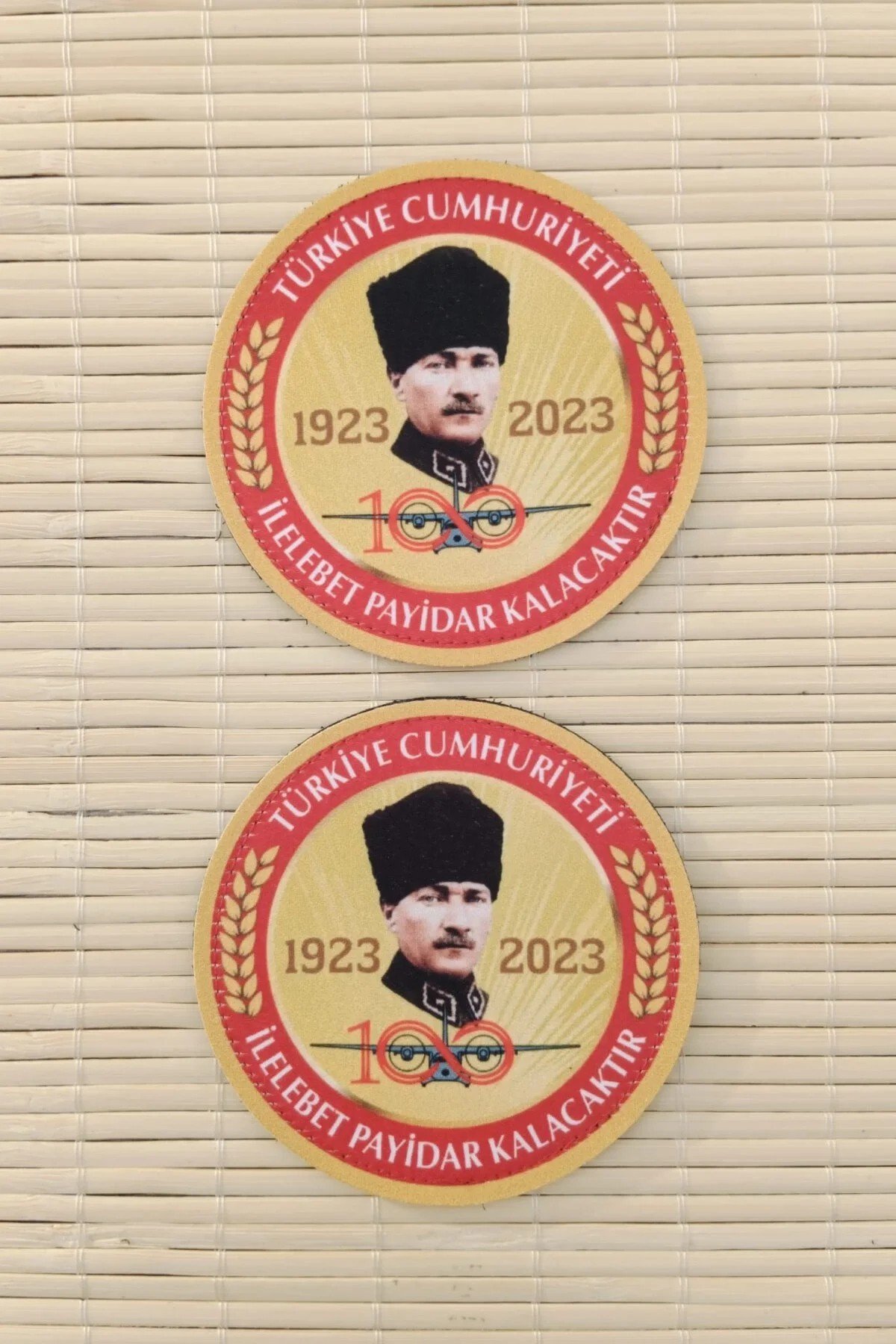 Turkiye Cumhuriyeti 1923 2023 100. Yil İlelebet Payidar Kalacaktir 3d Fermateks Kabartma Patch Arma