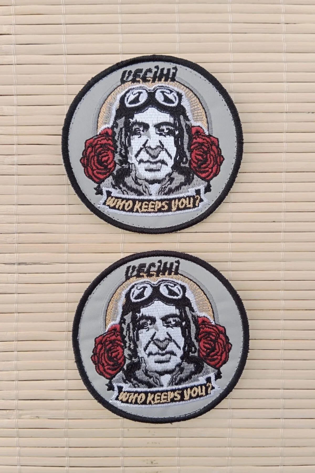 Vecihi Who Keeps You Nakis İslemeli Arma Patch Pec