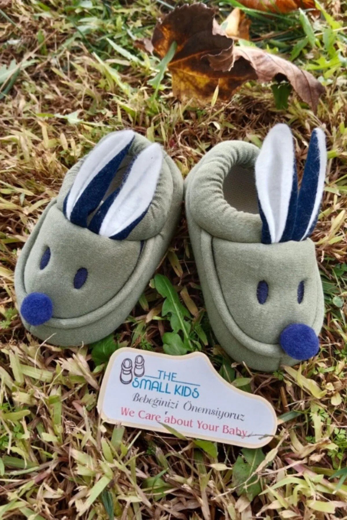 Yesil Renkli İci Pamuklu Bilek Kismi Lastikli Organik Ortopedik Cocuk Bebek İlkadim Patik Kanvas Sneaker Casual Ayakkabi