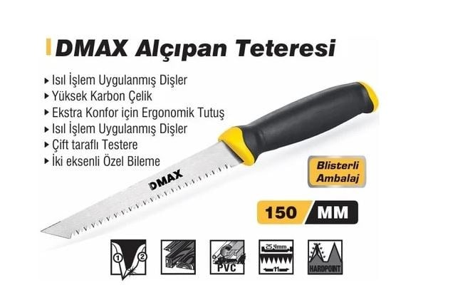 Alçıpan Testere 150Mm