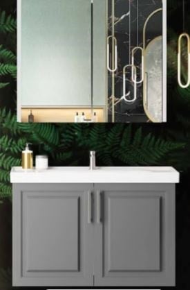 Arin 100 Cm Banyo Dolabı Antrasit