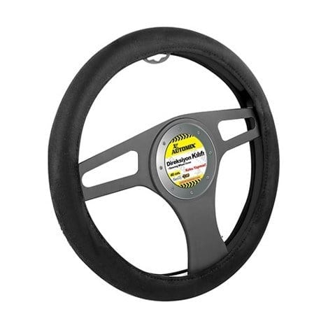 Automix Direksiyon Kılıfı Süet Siyah-44296