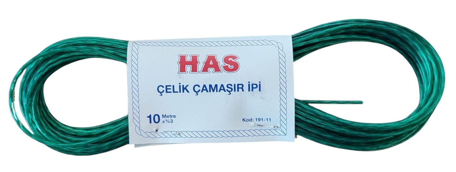 Çelik Çamaşır İpi 10 Mt