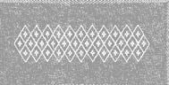 Dijital Baskı Dokuma Taban Halı 8161 Gri 140X200Cm
