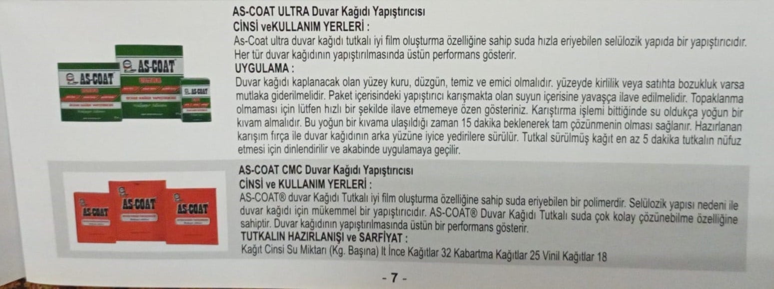 Duvar Kağıdı Yapıştırıcısı 250Gr