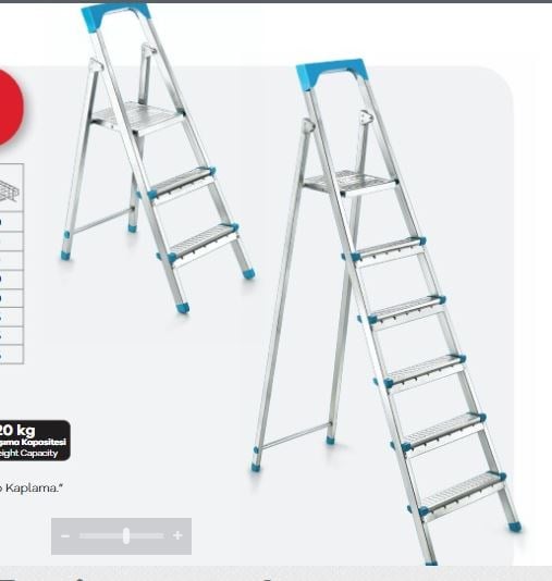Galvaniz Merdiven 3 Basamak Gi200 -11003