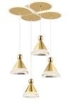 Gold Led Avize 64682