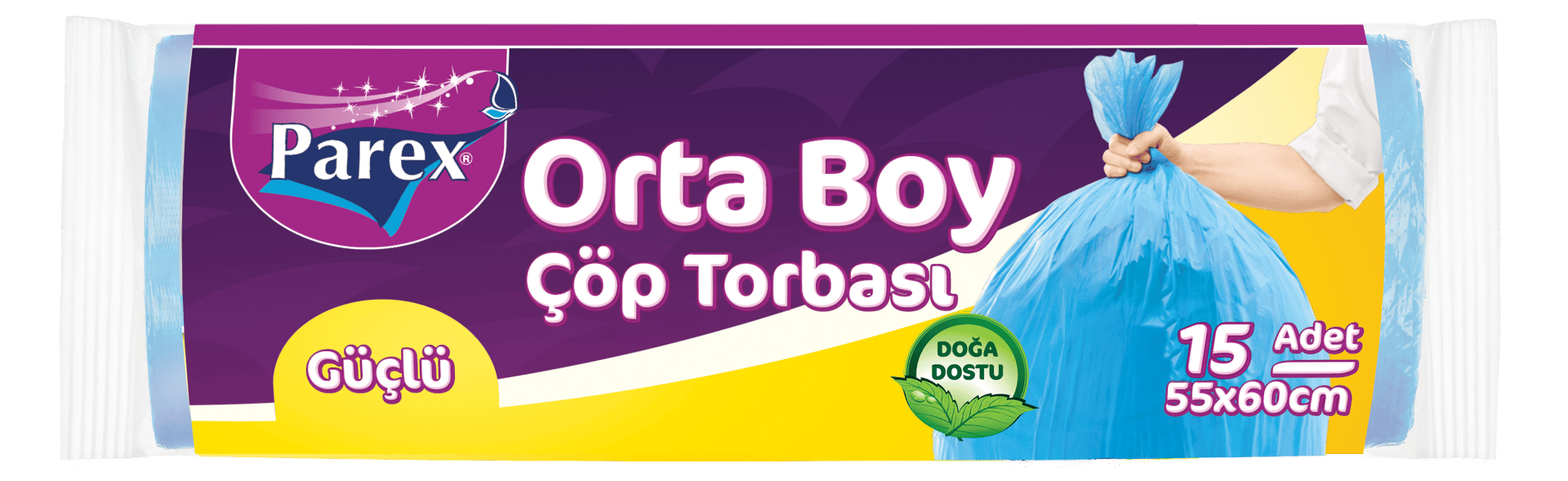 PAREX GUCLU COP TORBASI ORTA BOY 30LU