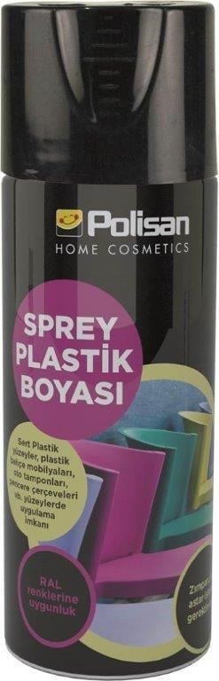 Plastik Yüzey Spreyi Mat Siyah Ral 9004