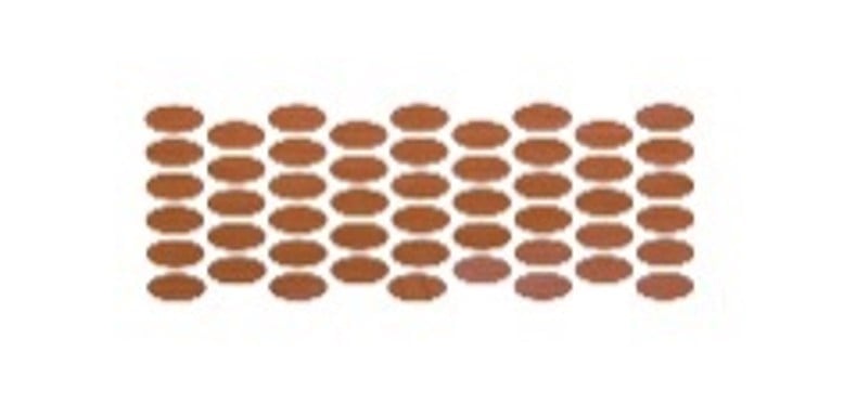 Yapışkanlı Tapa Kahve 14 Mm. 22 Adet