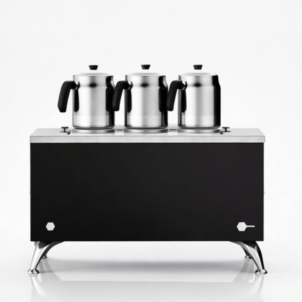 ankaAnka Elektrikli Black Pro Compact Smart 3 Demlikli 30 Litre Çay Makinesi 220VBPE3-S