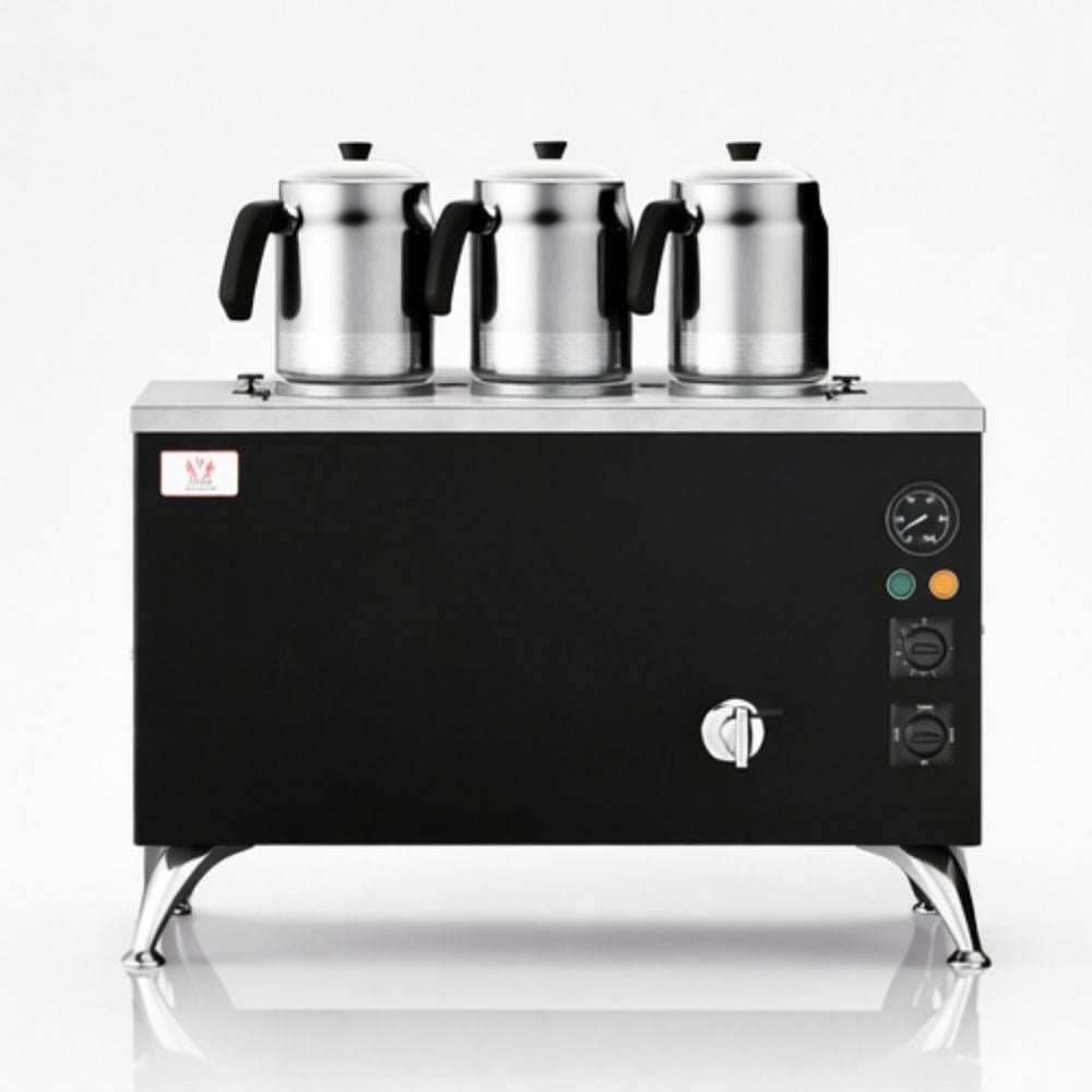 ankaAnka Elektrikli Black Pro Compact Smart 3 Demlikli 30 Litre Çay Makinesi 220VBPE3-S