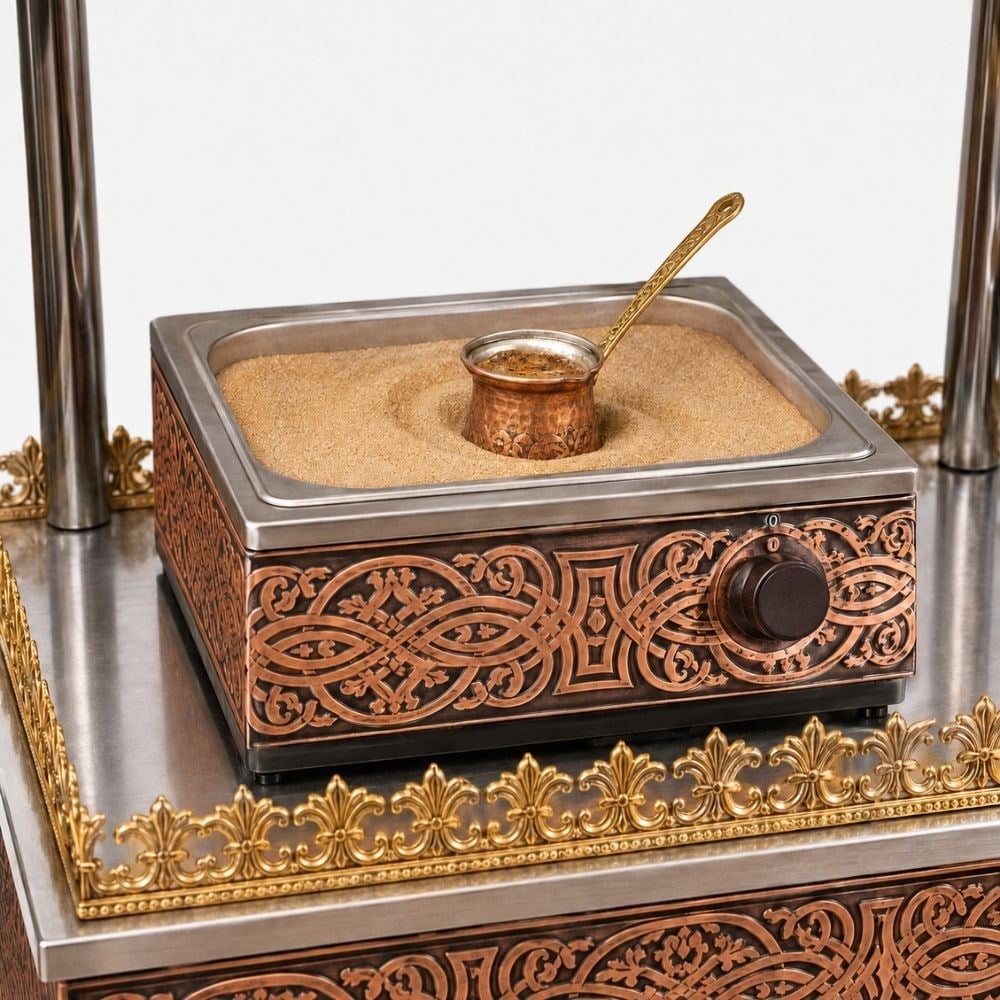 ankaAnka Kahveci Güzeli Kumda Kahve Makinası 150x70x220cmKG150