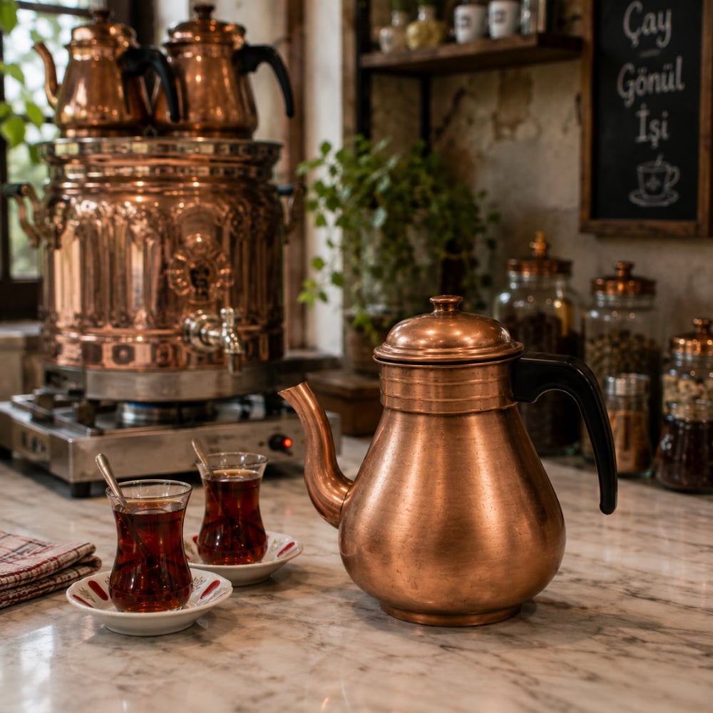 ankaAnka Kalın Bakır demlik 2 LitreBCD-K