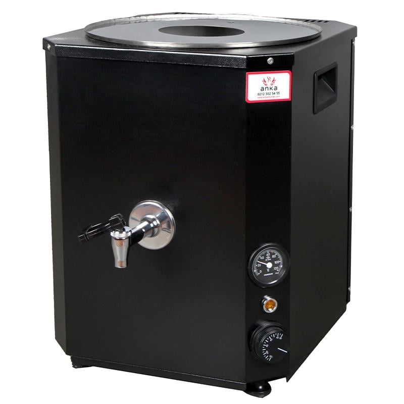 Anka Mini Yeni Nesil Çay Makinası 1 Demlikli 5 Litre Siyah