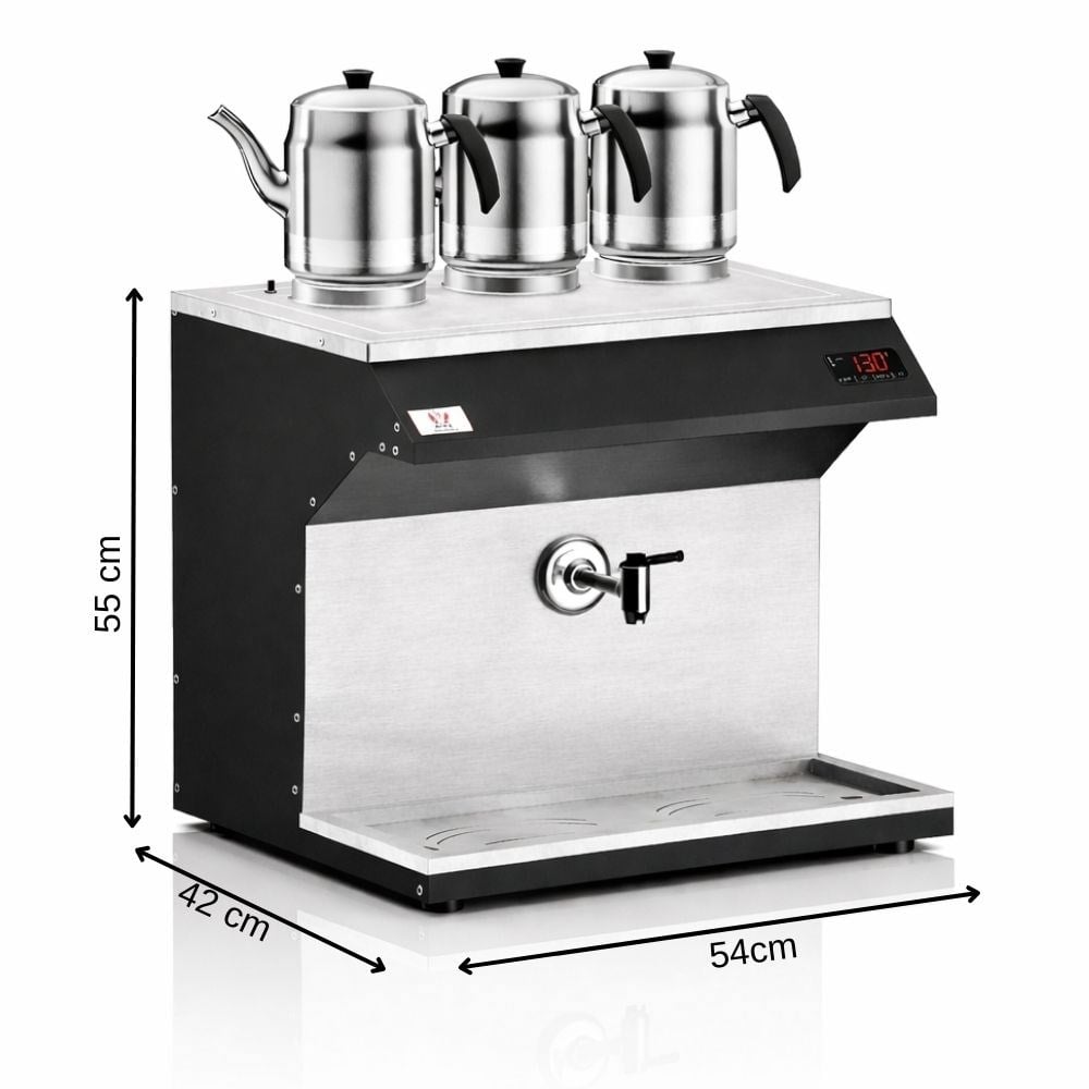 ankaAnka Pro Chef 25 Litre Siyah Profesyonel Çay Makinesi - PCE-G3PCE-G3-S