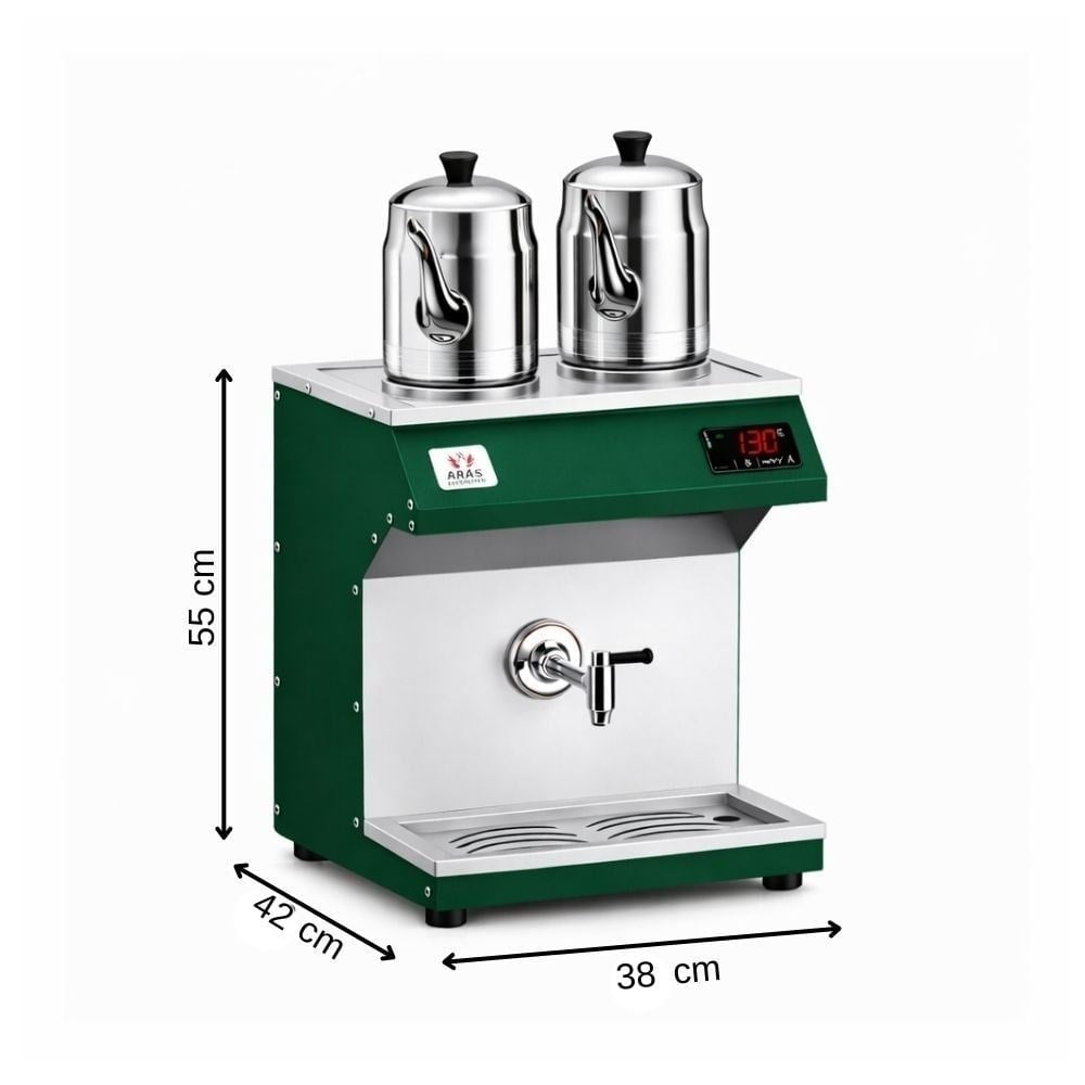 ankaAnka Pro Chef G2 16 Litre Yeşil Profesyonel Çay MakinesiPCE-G2-T