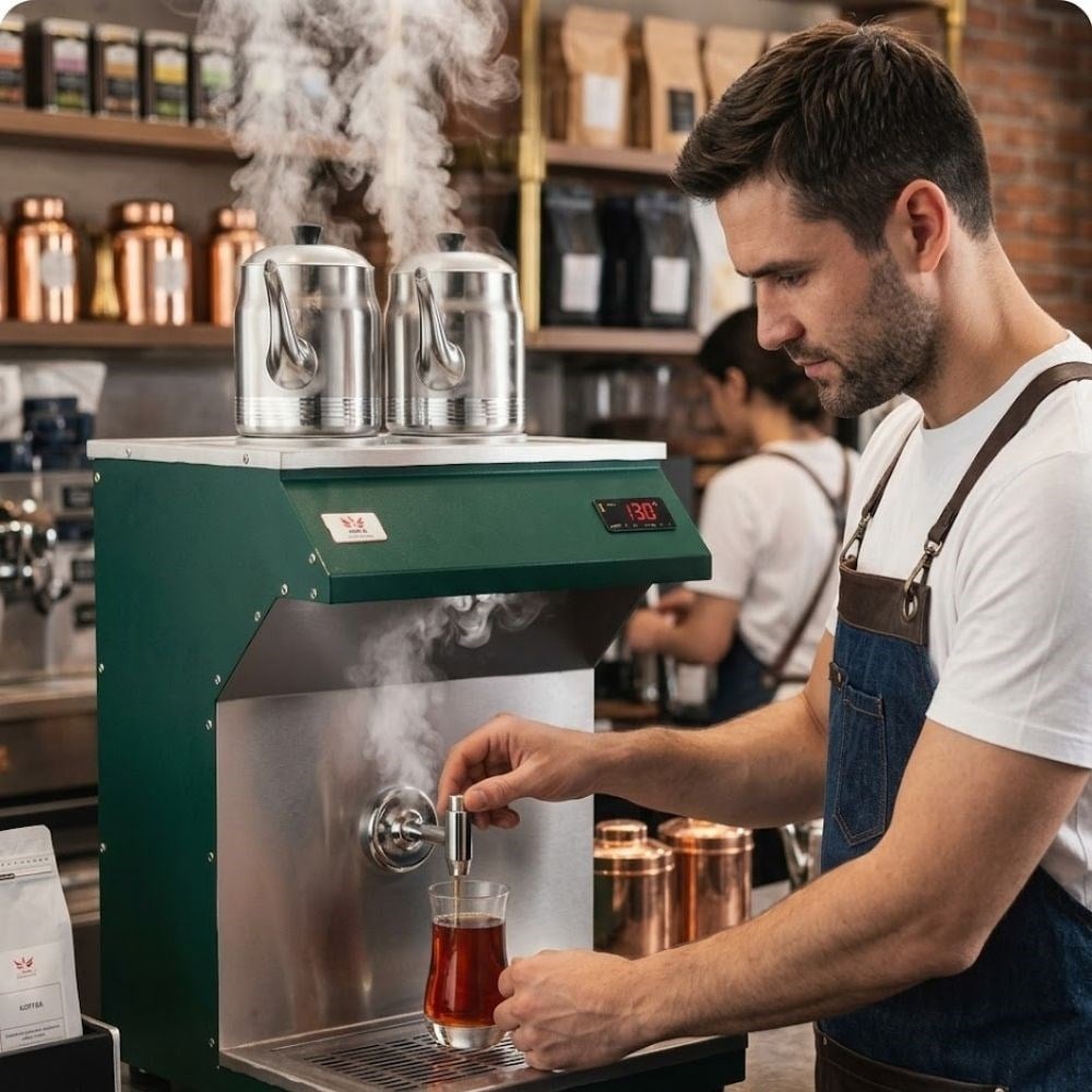 ankaAnka Pro Chef G3 25 Litre Yeşil Profesyonel Çay MakinesiPCE-G3-Y