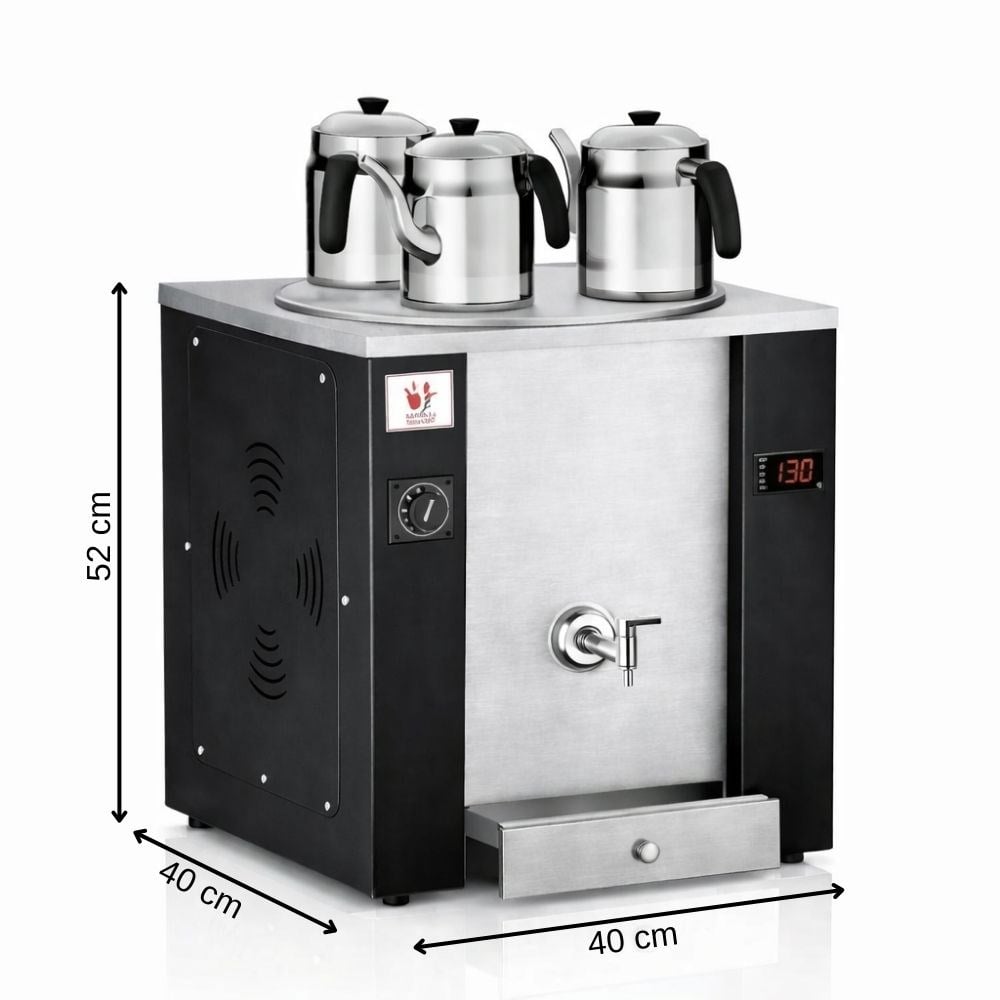 ankaAnka Pro Exper 25 Litre Siyah Profesyonel Çay Makinesi - PXE-G3PXE-G3-S