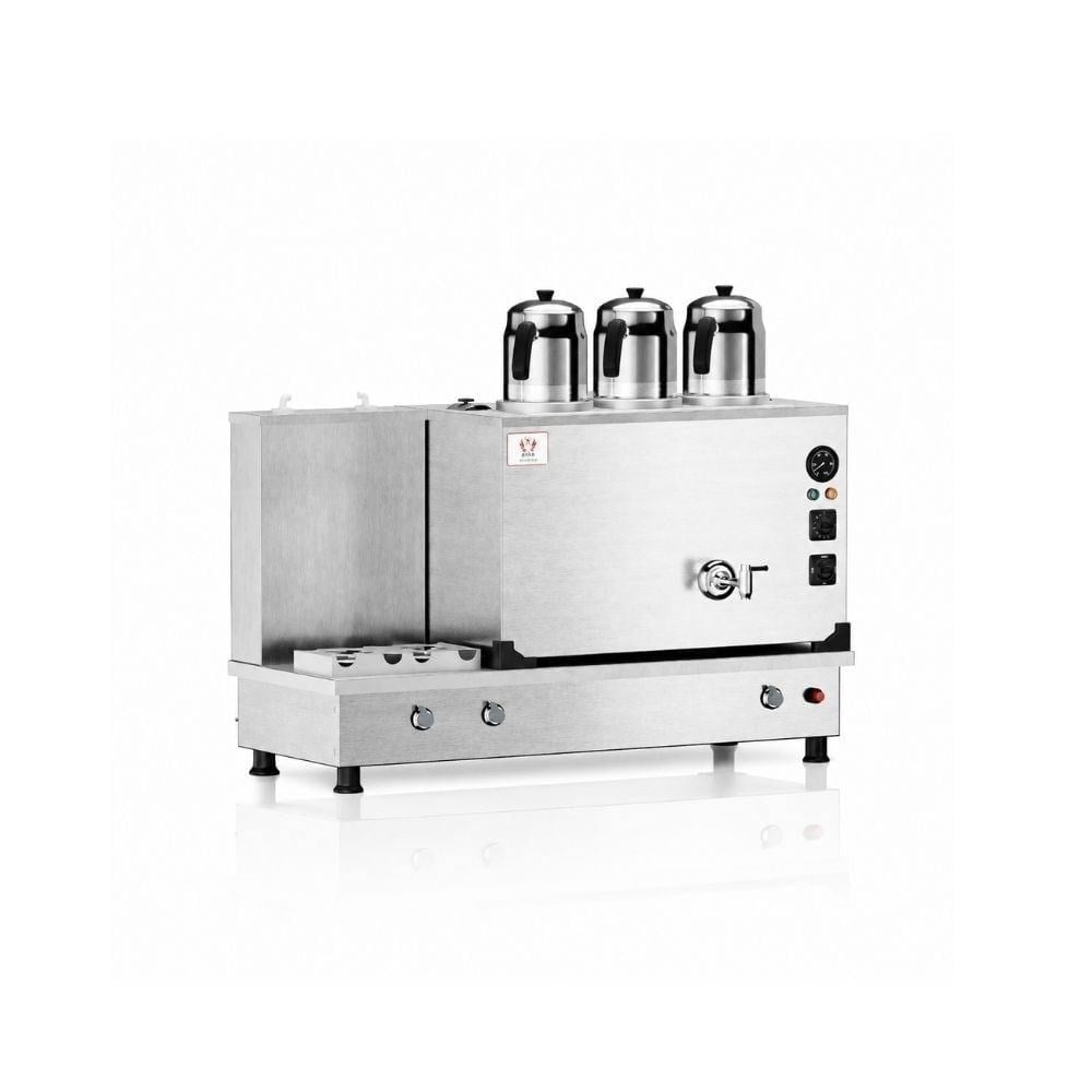 ankaAnka Tüplü İnox Turbo Smart Hibrit 3 Demlikli 30 Litre Çay MakinesiITF03-G-S