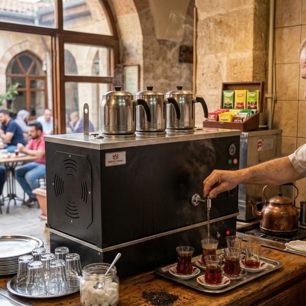 ankaAnka Tüplü Pro Compact Hibrit Smart 3 Demlikli 30 Litre Çay MakinesiBPKO3-S