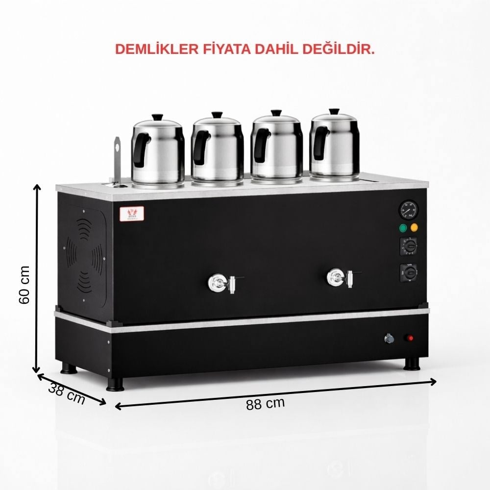 ankaAnka Tüplü Pro Compact Hibrit Smart 4 Demlikli 40 Litre Çay MakinesiBPKO4-S