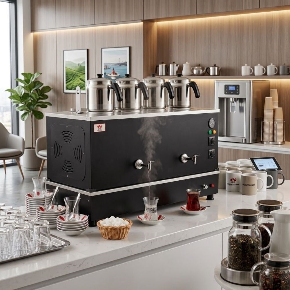 ankaAnka Tüplü Pro Compact Hibrit Smart 4 Demlikli 40 Litre Çay MakinesiBPKO4-S
