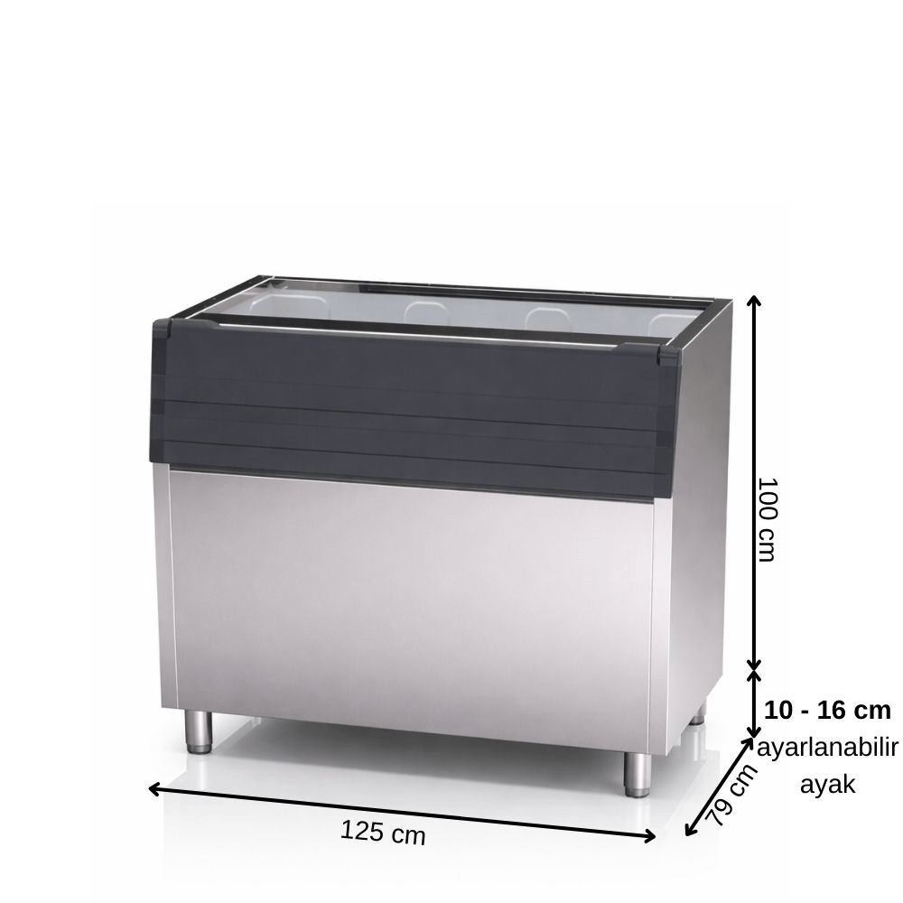 BremaBrema Buz Makinesi Alt Haznesi 350 KgBIN 350