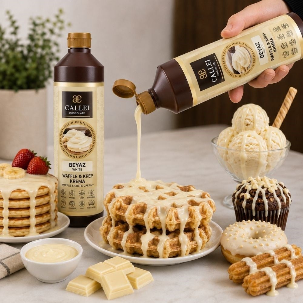 CalleiCallei Beyaz Waffle Sos 1 Kgyok