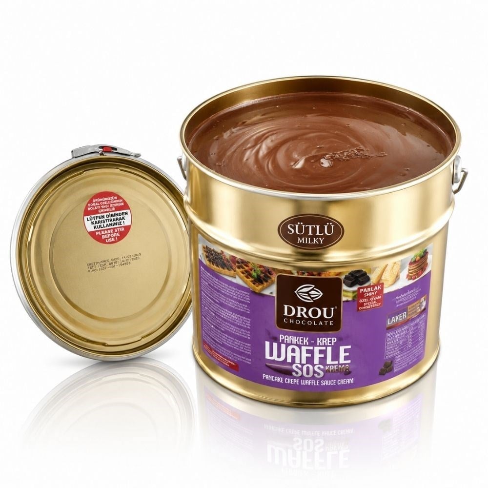 Eurofaz Endüstriyel MutfakCallei Drou Eko Sütlü Waffle Krep Pankek Sos 10 Kggps0000299