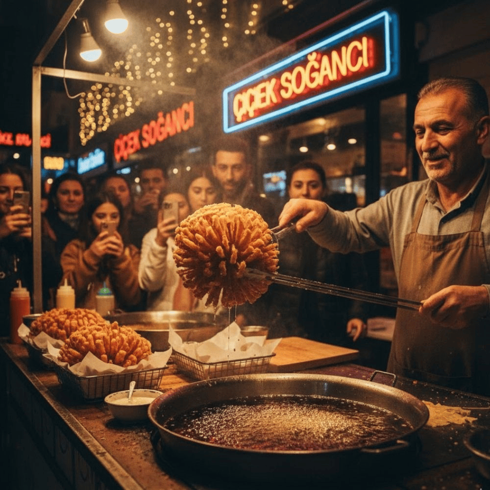 Cancan Çiçek Soğan Dilimleme Makinesi