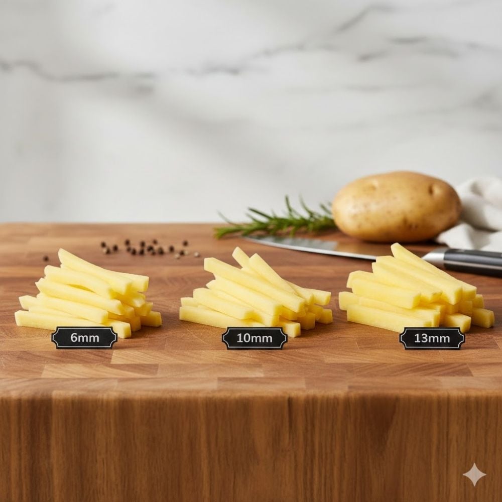Cancan Endüstriyel Parmak Patates Dilimleme Makinesi