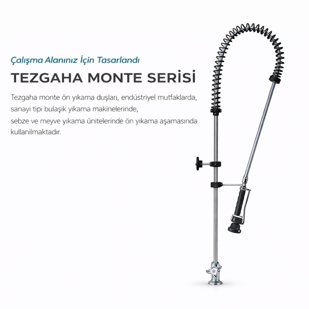 Cancan Meyve PresleriCancan MT02 Tezgaha Monte Ara Musluklu Mutfak BataryasıCAN-0502-MT02