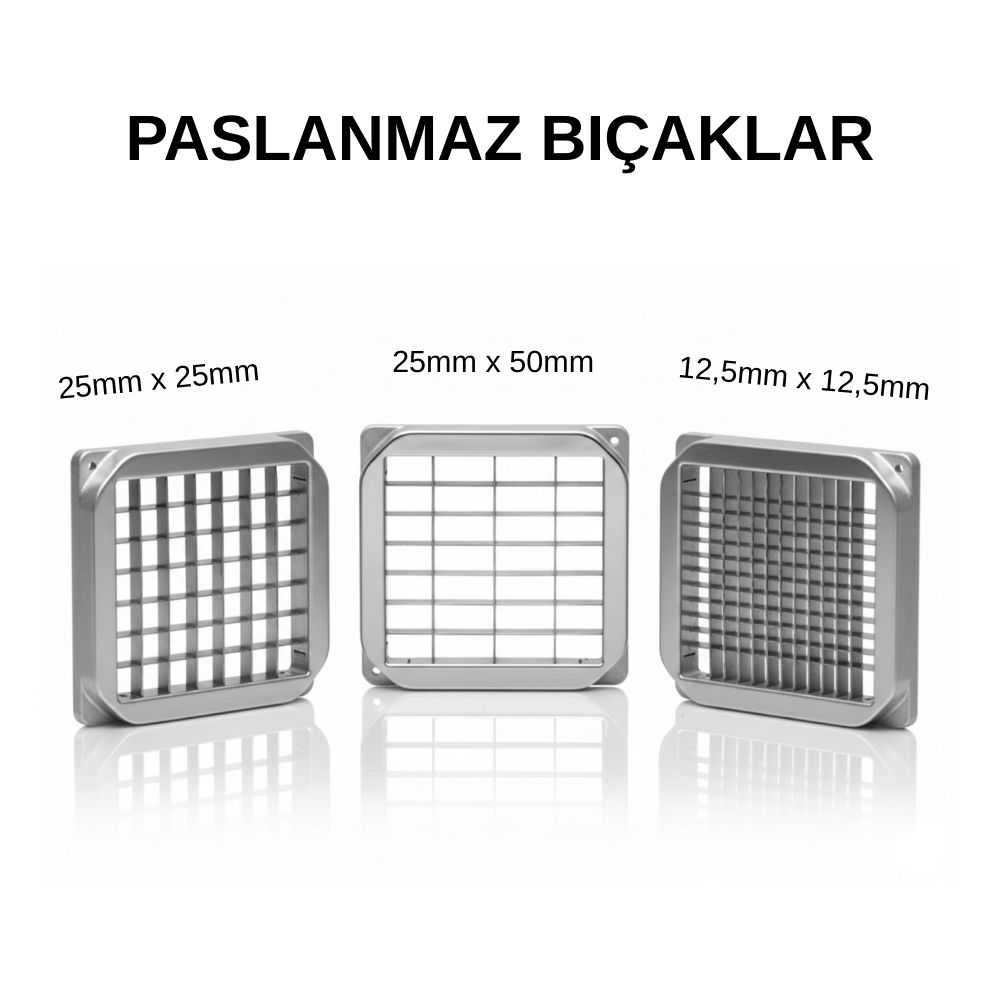 Cancan Profesyonel Sebze ve Meyve Doğrama Makinesi
